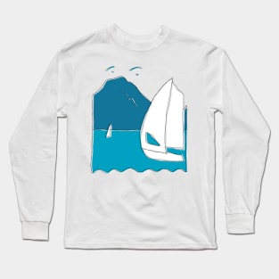 sailing and paragliding Long Sleeve T-Shirt